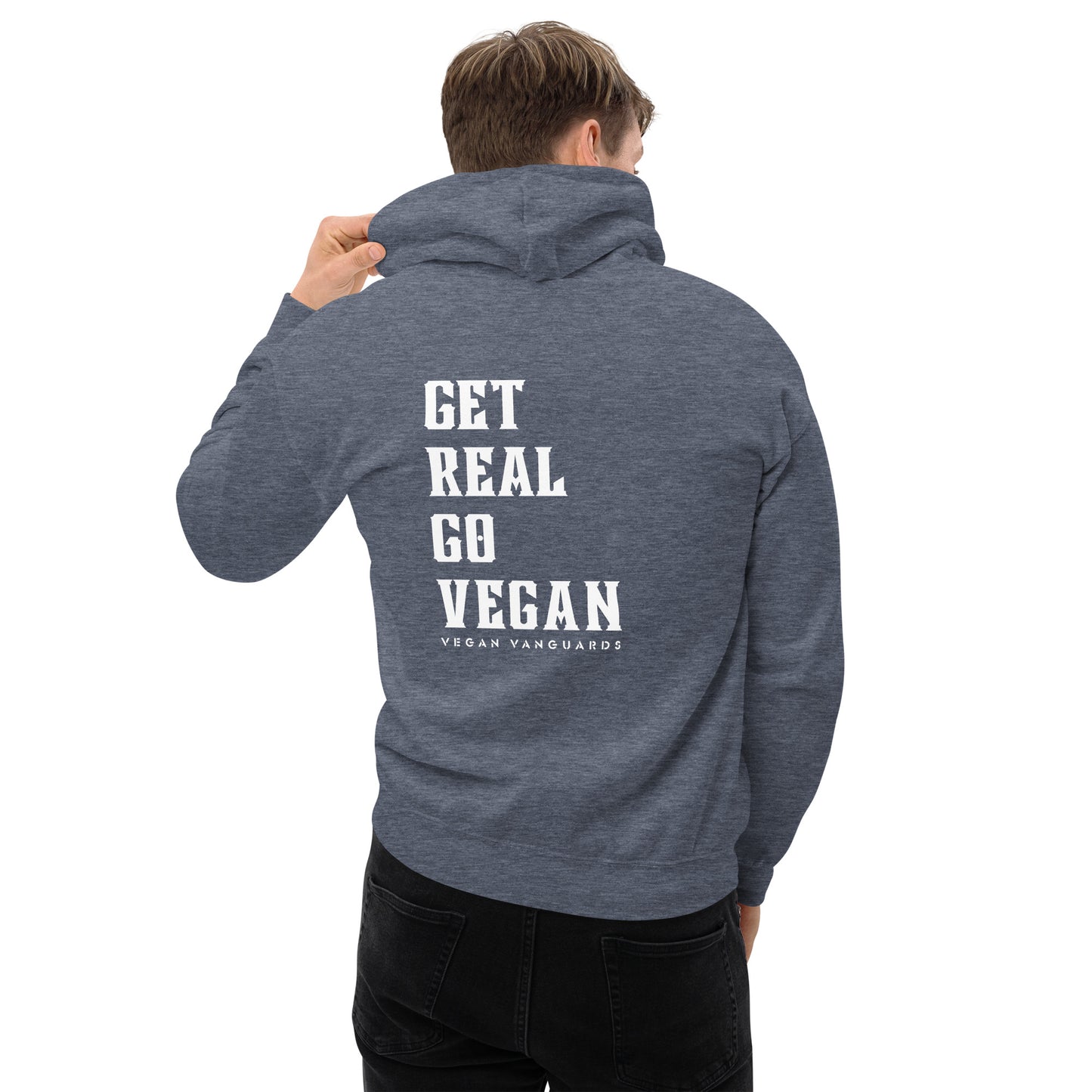 'UR Love is a Lie'- Vegan Water Based Ink Print - Unisex Midweight Hoody